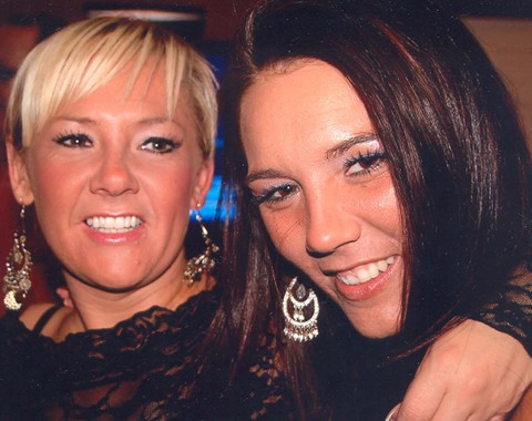 PARTY GIRLS: Kelly and Tara Mackie enjoyed fun times out as sisters. - 2275126