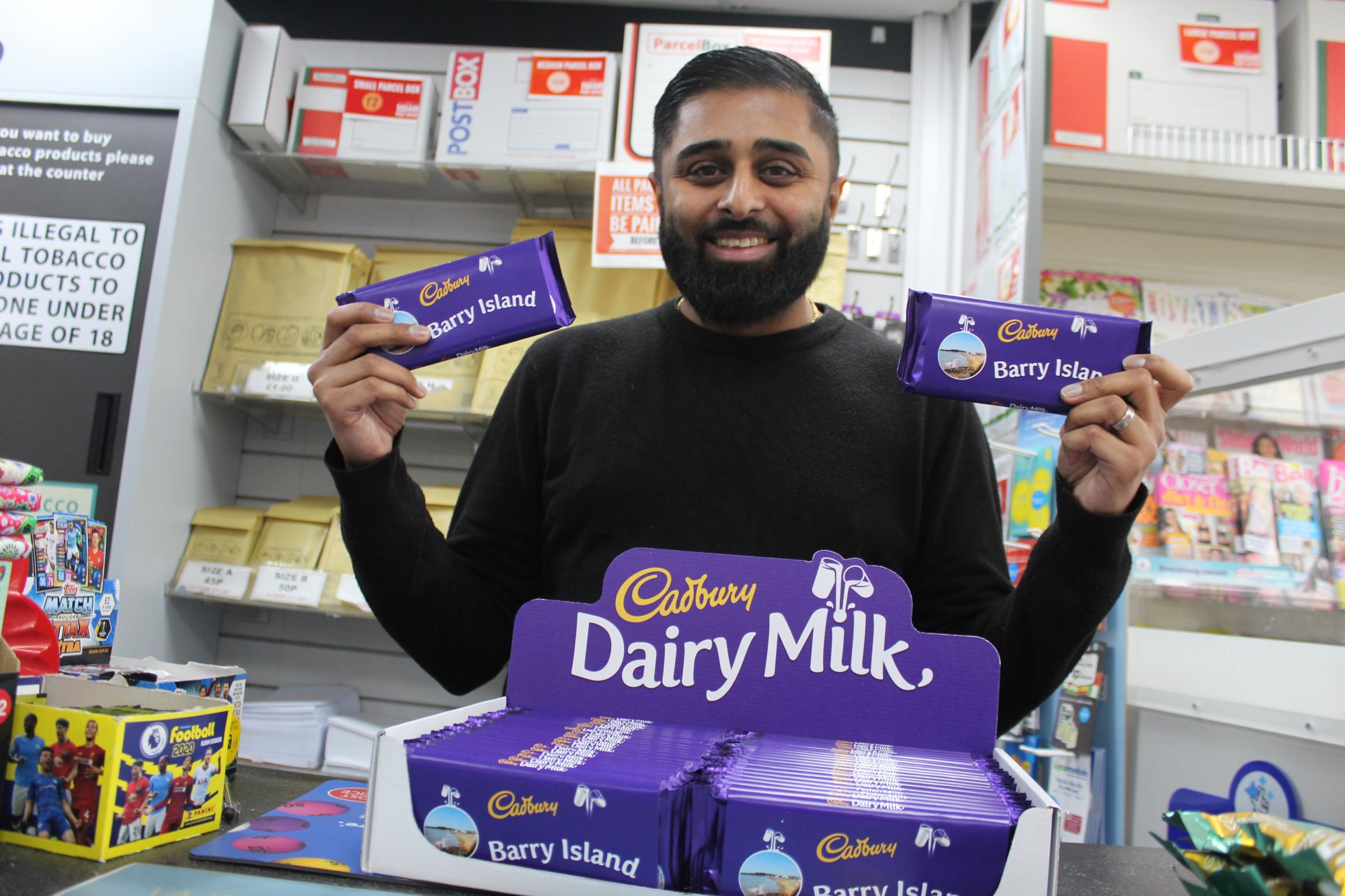 Cadbury Barry Island Chocolate Bar Goes On Sale Exclusively In Barry Town Barry And District News